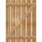 Ekena Millwork Spaced Board-n-Batten Shutters w/Z-Bar, Rough Sawn Western Red Cedar, 34 3/4W x 48H, PR RBS06Z35X048RWR - alternate 5